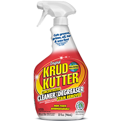 Bottle of Krud Kutter Original Cleaner and Degreaser.