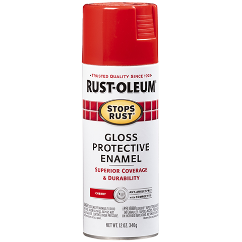 Rust-Oleum Protective Enamel Spray Paint Gloss Cherry
