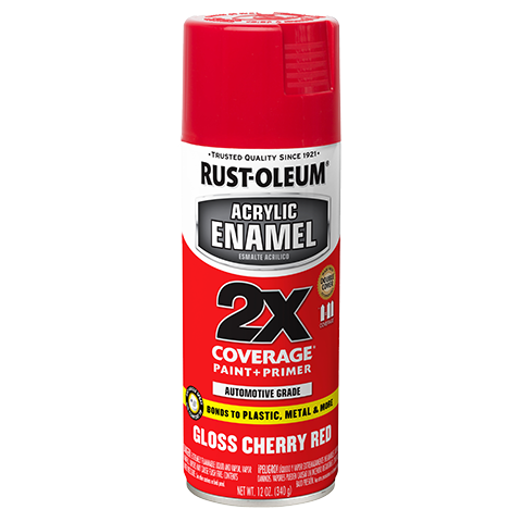 Rust-Oleum Automotive Acrylic Enamel 2X Spray Paint Gloss Cherry Red