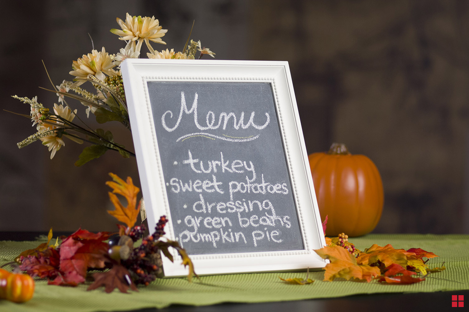 A Menu To Be Thankful For
