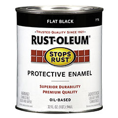 7776502 Stops Rust Black Flat Quart