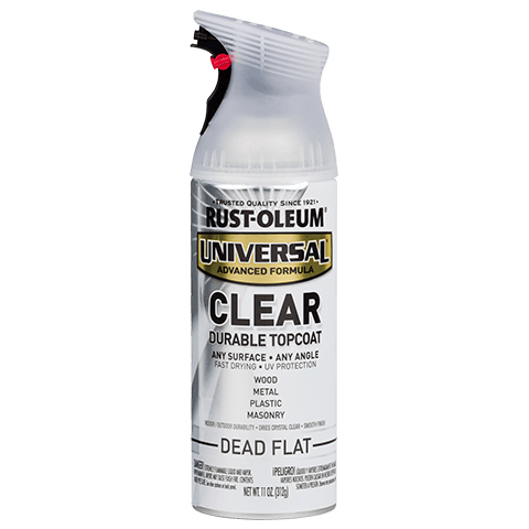 Rust-Oleum Universal Clear Durable Topcoat Dead Flat Spray Paint