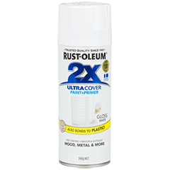 Rust oleum 2x ultra cover gloss white clearance