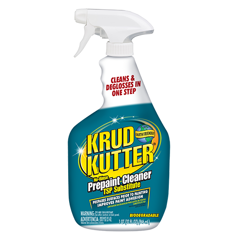 Bottle of Krud Kutter Prepaint Cleaner.