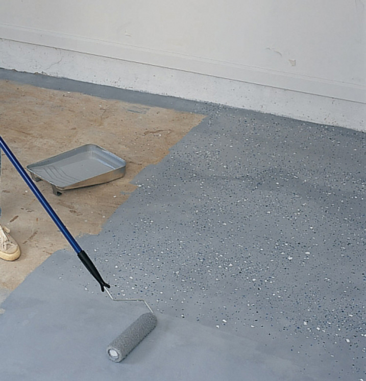 Diy Garage Floor Makeover With Rocksolid Metallic Floor Coating